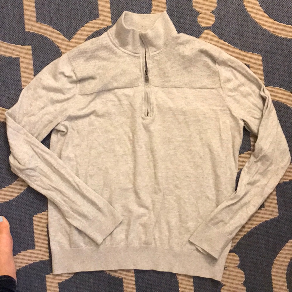 Banana Republic cashmere blend quarter zip